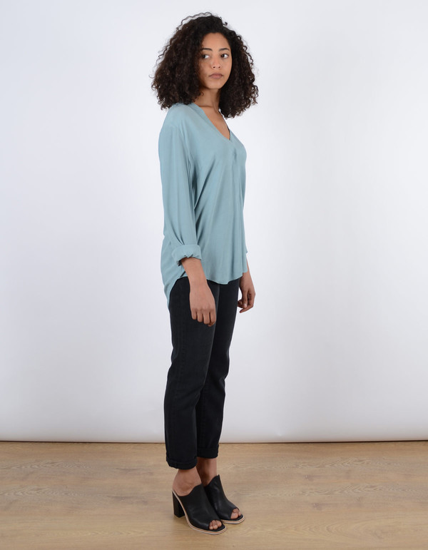 Just Female Trine Shirt Smoke Blue Just Female Trine Shirt Smoke Blue