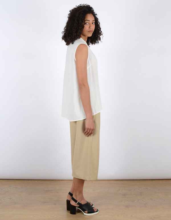 Just Female Trine SL Top White Just Female Trine SL Top White