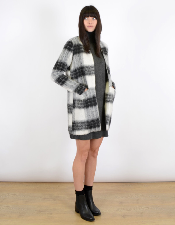 Just Female Wood Kimono Coat Just Female Wood Kimono Coat