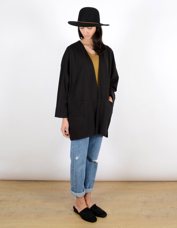 Kowtow Gesture Cardigan Black Kowtow Gesture Cardigan Black