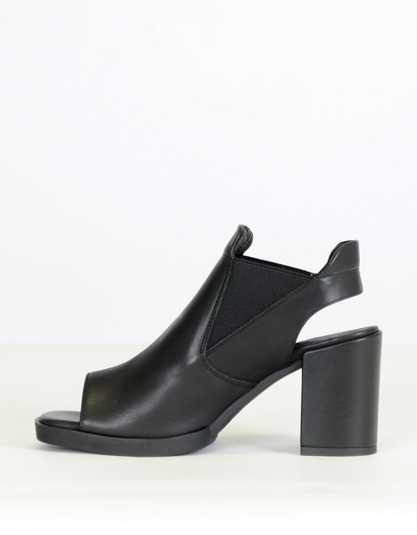 Miista Piper Cut Out Heel Black Miista Piper Cut Out Heel Black
