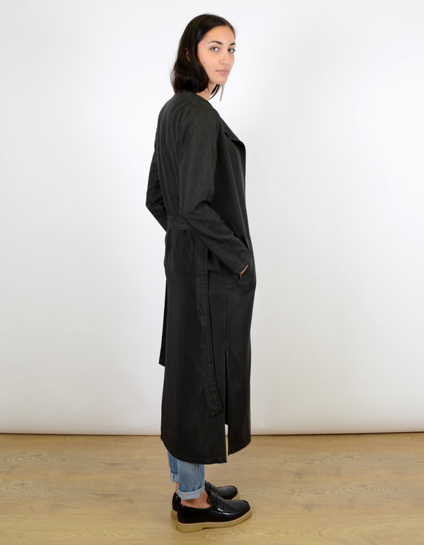 Minimum Katy Coat Smoke Black Minimum Katy Coat Smoke Black