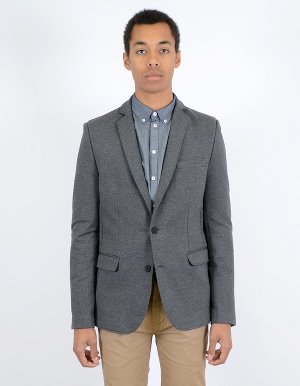 Minimum Men's Parma Blazer Charcoal Blazer Minimum Men's Parma Blazer Charcoal Blazer