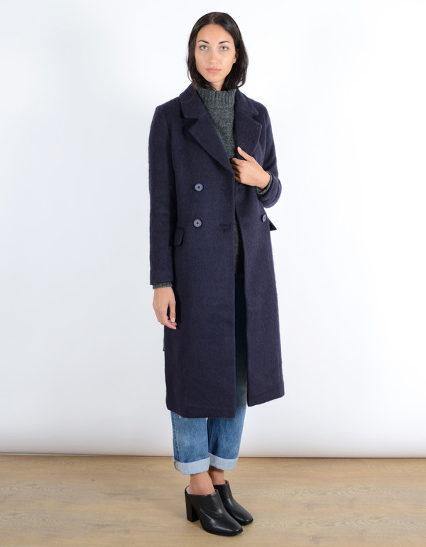 Minimum Sebina Wool Trench Coat Graphite Minimum Sebina Wool Trench Coat Graphite