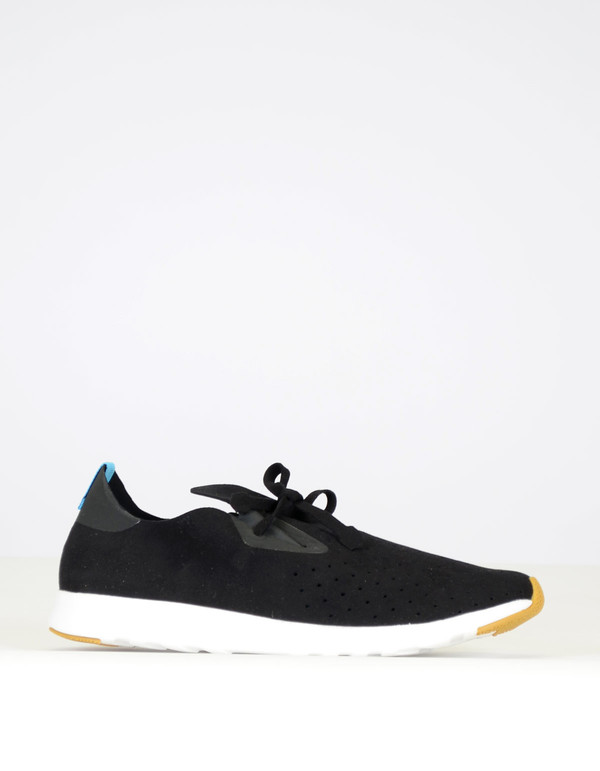 Native Shoes Native Apollo Moc Jiffy Black Shell White Native Shoes Native Apollo Moc Jiffy Black Shell White