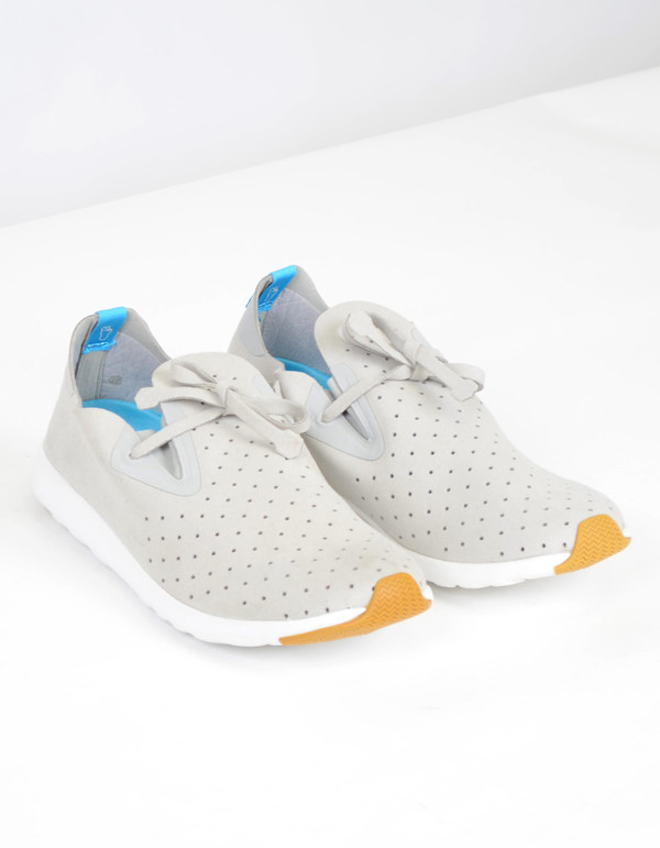 Native Shoes Native Apollo Moc Pigeon Grey Shell White Native Shoes Native Apollo Moc Pigeon Grey Shell White