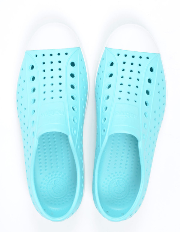 Native Shoes Native Jefferson Cabo Blue with Shell White Native Shoes Native Jefferson Cabo Blue with Shell White