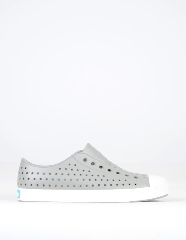 Native Shoes Native Jefferson Pigeon Grey with Shell White Native Shoes Native Jefferson Pigeon Grey with Shell White