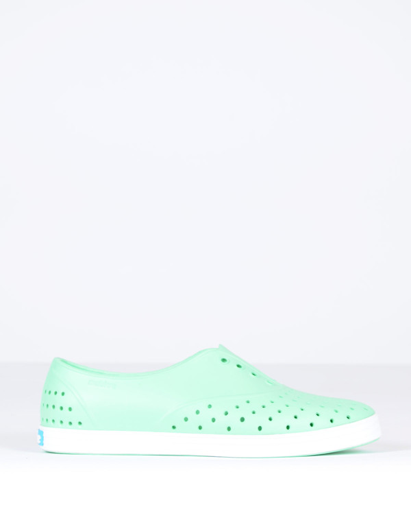 Native Shoes Native Jericho Moola Green with Shell White Native Shoes Native Jericho Moola Green with Shell White