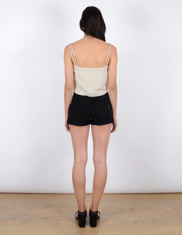 Neuw Lola Short in Pure Black Neuw Lola Short in Pure Black