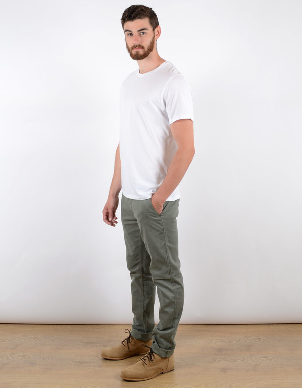 Men's No Nationality Pima Plain Tee White Men's No Nationality Pima Plain Tee White