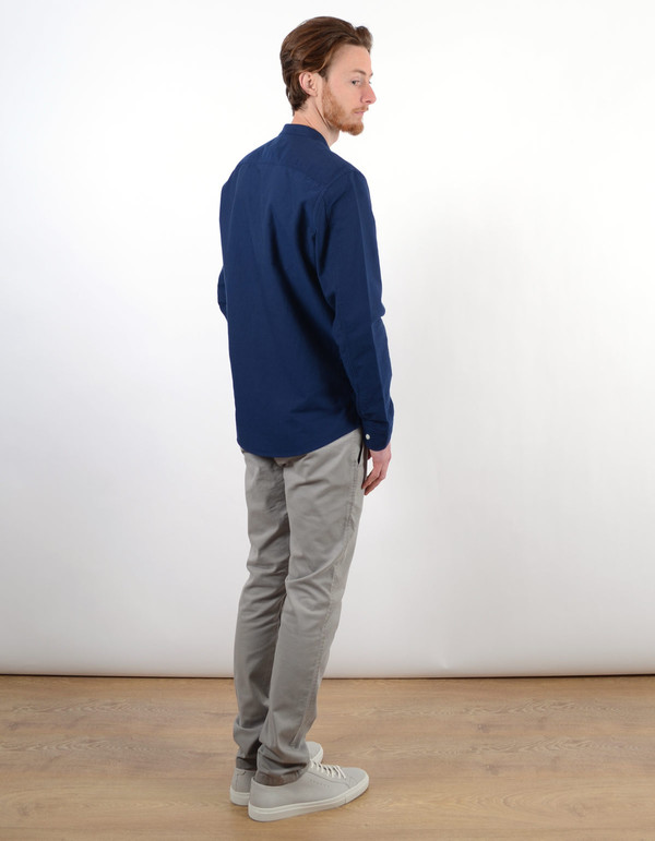 Men's No Nationality Samuel Banded Oxford Shirt Blue Men's No Nationality Samuel Banded Oxford Shirt Blue