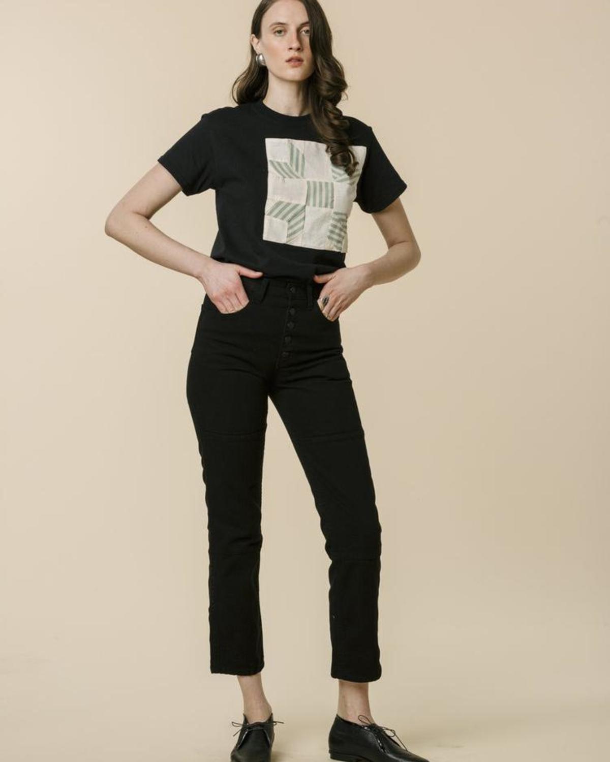 Carleen ONE-TONE JEANS - Washed Black 