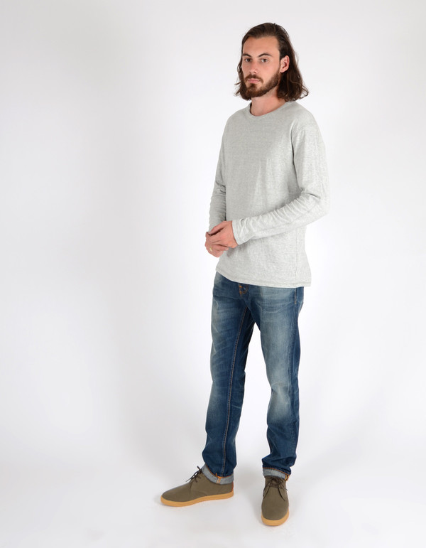 Men's Nudie Steady Eddie Organic Smokey Indigo Men's Nudie Steady Eddie Organic Smokey Indigo