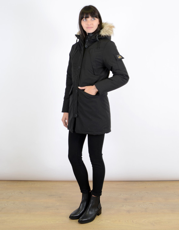 Penfield Women’s Hoosac Fake Fur Down Parka Black Penfield Women’s Hoosac Fake Fur Down Parka Black