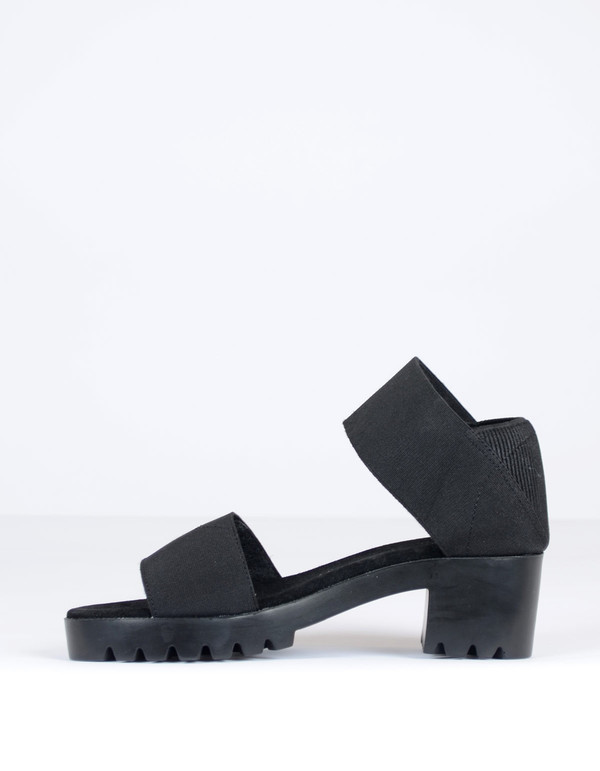 San Miguel Dual Strap Sandal Black San Miguel Dual Strap Sandal Black