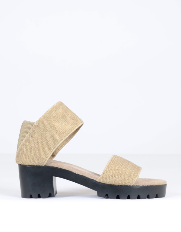 San Miguel Dual Strap Sandal Linen San Miguel Dual Strap Sandal Linen