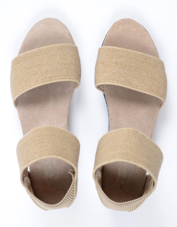 San Miguel Dual Strap Sandal Linen San Miguel Dual Strap Sandal Linen