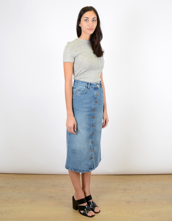 Selected Femme Visi Top Light Grey Melange Selected Femme Visi Top Light Grey Melange