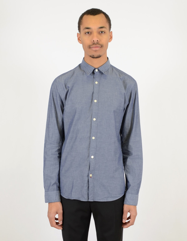 Men's Selected Homme Sandro Shirt Dark Blue Men's Selected Homme Sandro Shirt Dark Blue