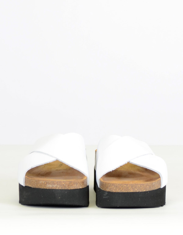 Shoe The Bear Aiko II Slide White Shoe The Bear Aiko II Slide White