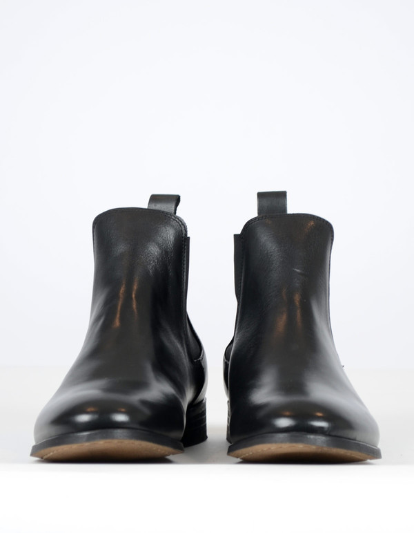 Men's Shoe The Bear Chelsea Boot Black Leather Men's Shoe The Bear Chelsea Boot Black Leather