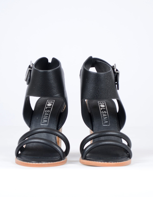 Sol Sana TIki Heel Black Sol Sana TIki Heel Black