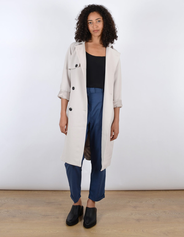 Storm & Marie Haya Trench Silver Cloud Storm & Marie Haya Trench Silver Cloud