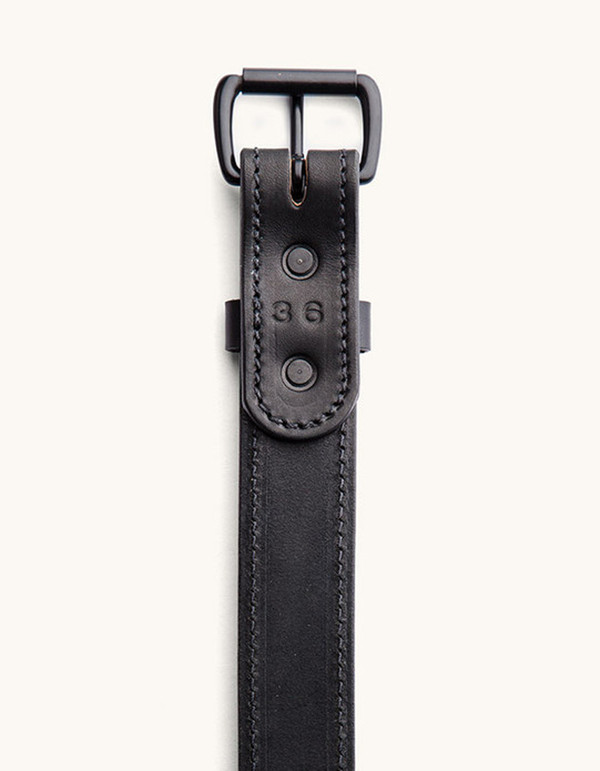 Men's Tanner Goods Heritage Belt Black Black Men's Tanner Goods Heritage Belt Black Black