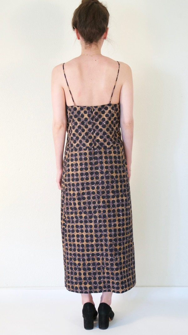 A Détacher Dora Dress in Black Floral Dot Print A Détacher Dora Dress in Black Floral Dot Print