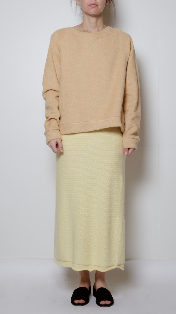Baserange Orleans Skirt in Egg Yellow Baserange Orleans Skirt in Egg Yellow