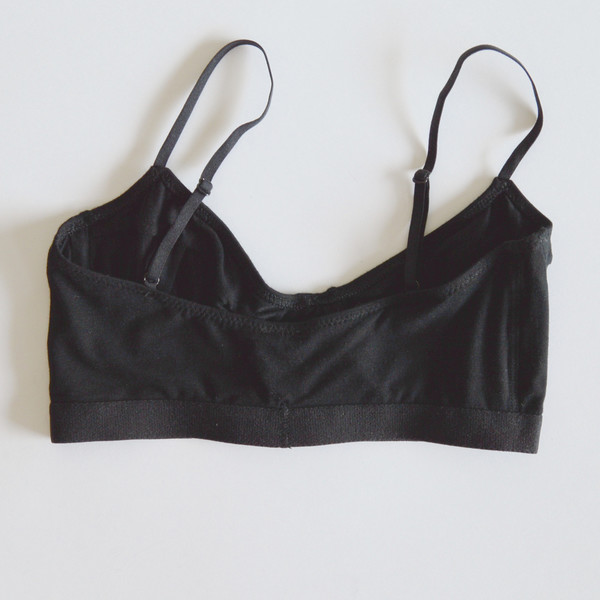 Baserange Soft Bra with Underwire in Black Baserange Soft Bra with Underwire in Black