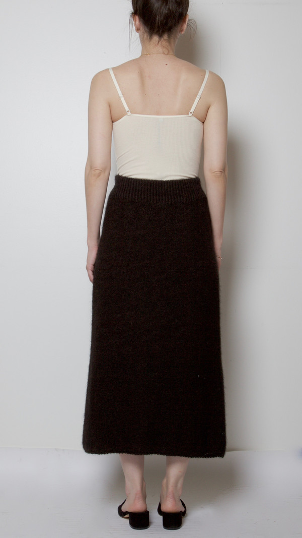 Baserange Sylvie Knit Skirt in Black Baserange Sylvie Knit Skirt in Black