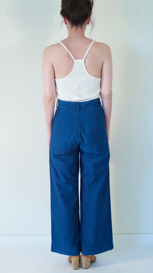 Caron Callahan Stewart Pant in Indigo Twill Caron Callahan Stewart Pant in Indigo Twill