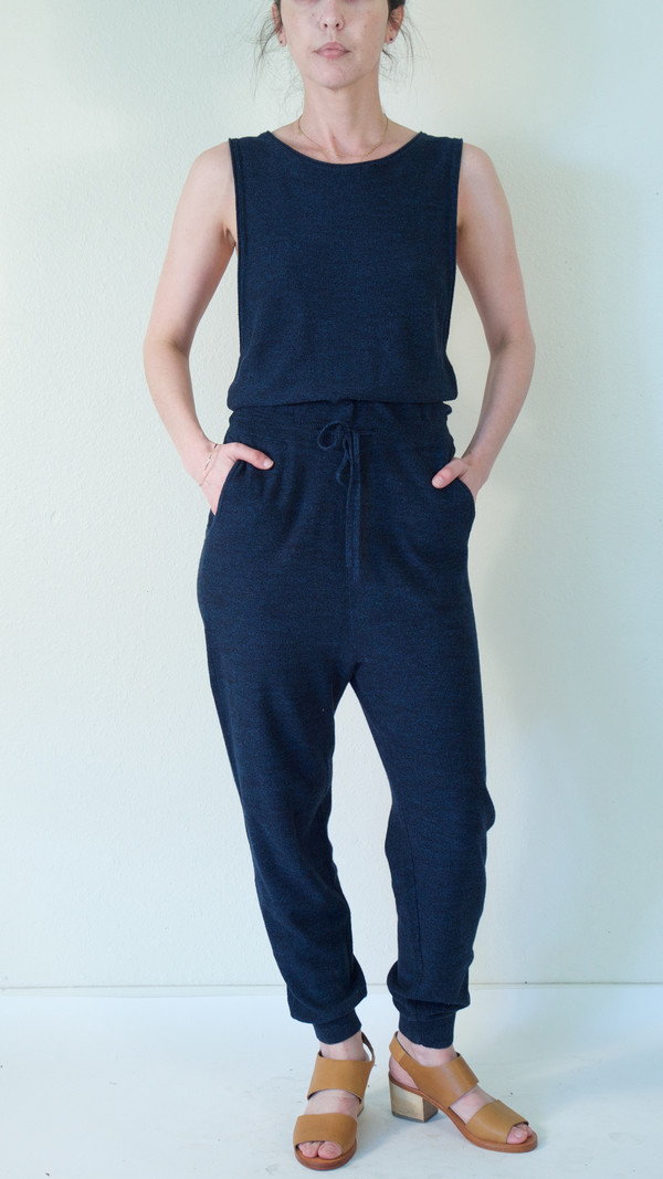 giu giu Pas de Deux Jumpsuit in Indigo giu giu Pas de Deux Jumpsuit in Indigo