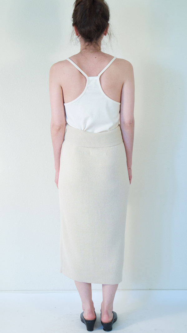 Lauren Manoogian Rib Skirt in Crudo Lauren Manoogian Rib Skirt in Crudo