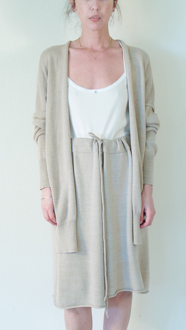 Lauren Manoogian Simple Cardigan in Avena Lauren Manoogian Simple Cardigan in Avena