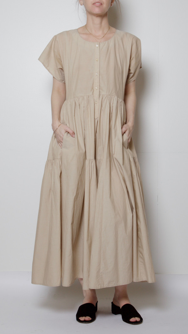 Maryam Nassir Zadeh Florenza Dress in Sand Maryam Nassir Zadeh Florenza Dress in Sand