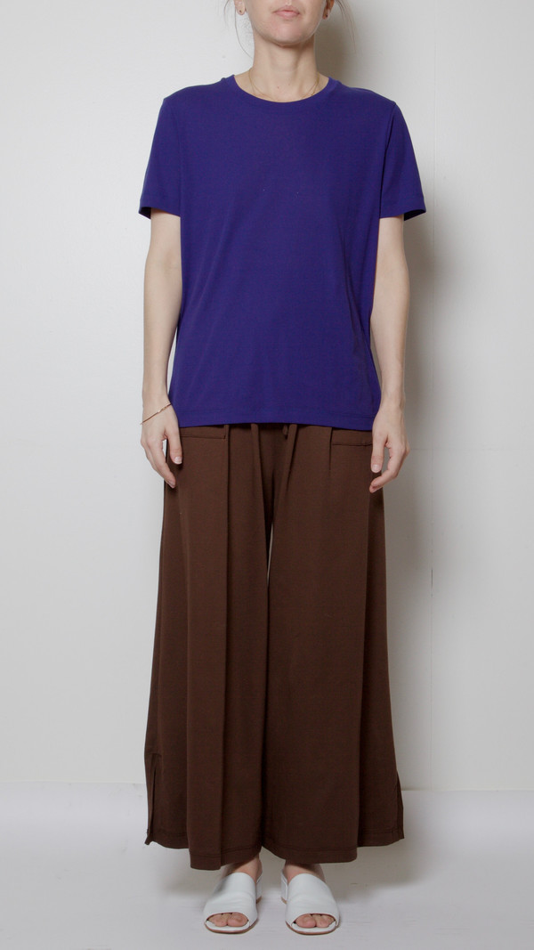 Maryam Nassir Zadeh Mara Pant in Chocolate Brown Maryam Nassir Zadeh Mara Pant in Chocolate Brown