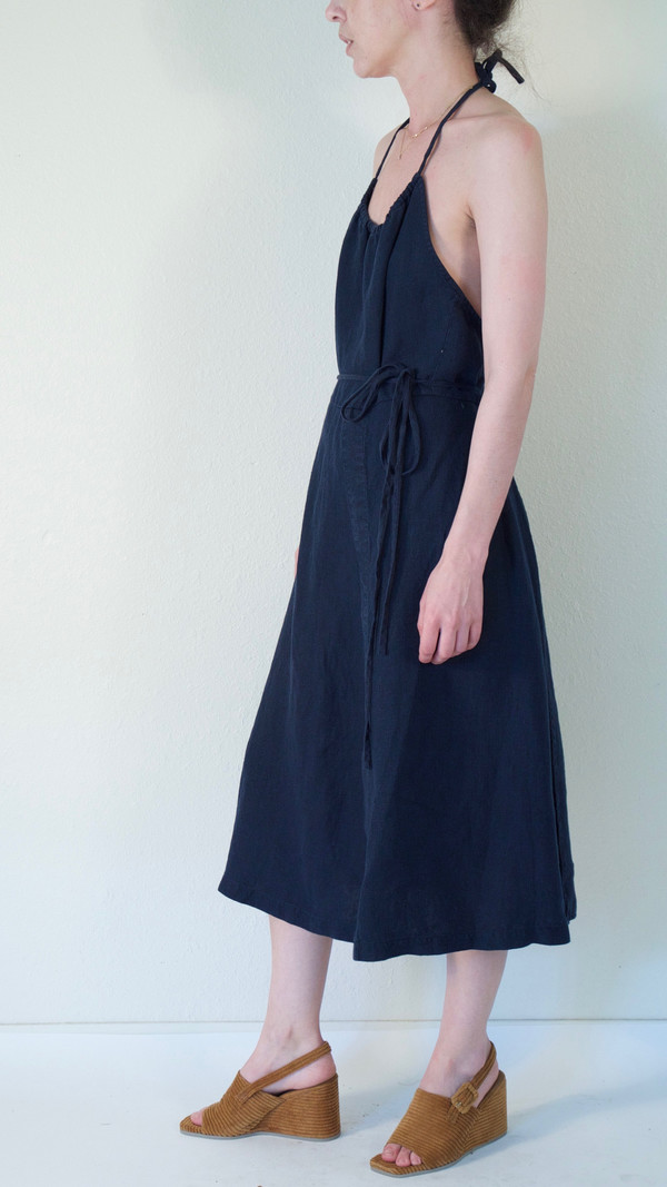 Rachel Comey Driscoll Dress in Navy Linen Rachel Comey Driscoll Dress in Navy Linen