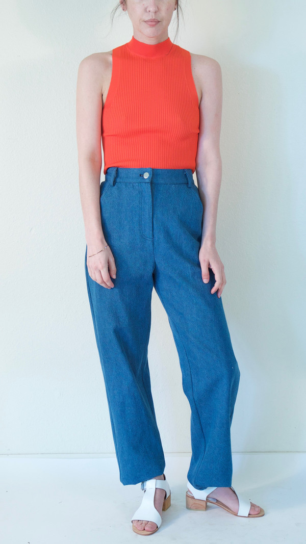 Suzanne Rae Straight Leg Jeans in Blue Suzanne Rae Straight Leg Jeans in Blue