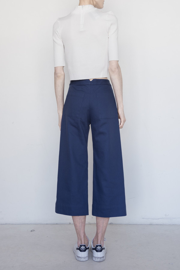 Nomia Cotton Crop Wide Leg Pant Nomia Cotton Crop Wide Leg Pant