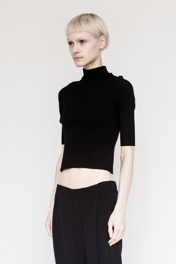 Assembly New York Cotton Ribbed T-shirt - Black Assembly New York Cotton Ribbed T-shirt - Black