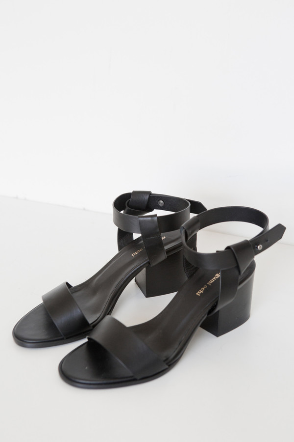 Megumi Ochi Leather Cubic Heel Megumi Ochi Leather Cubic Heel
