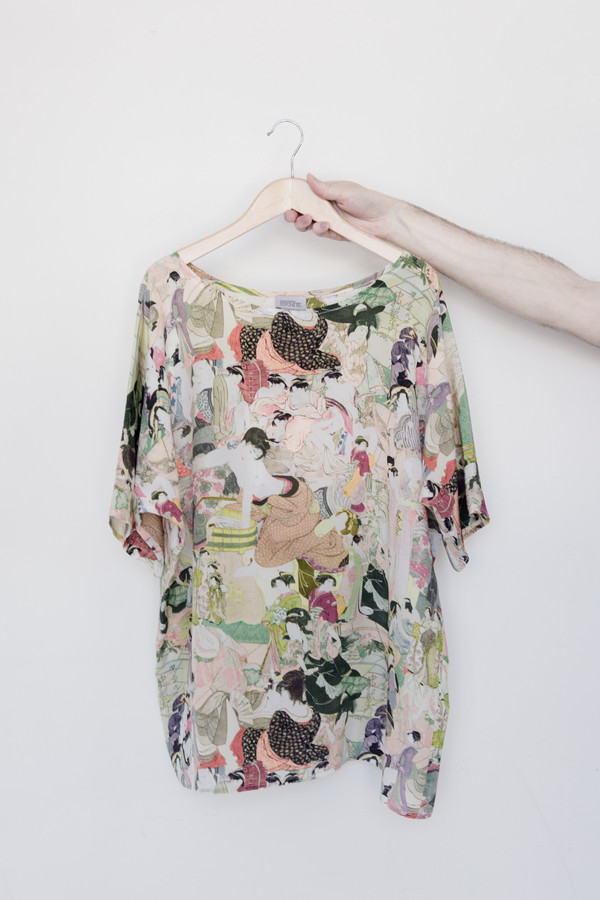 Strathcona Silk Japanese Lover Shirt Strathcona Silk Japanese Lover Shirt