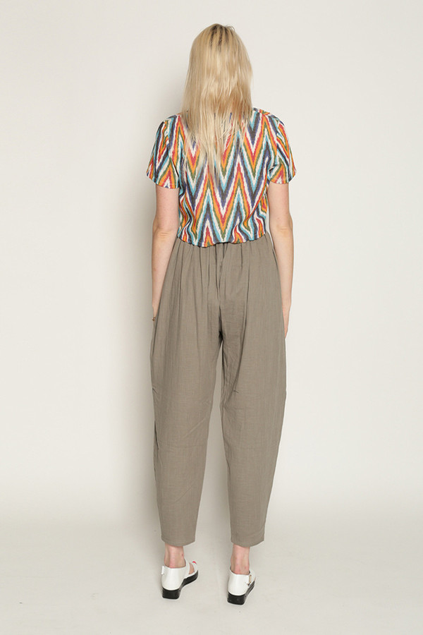 Mary Meyer Woven Crop Tee in Multi Mary Meyer Woven Crop Tee in Multi