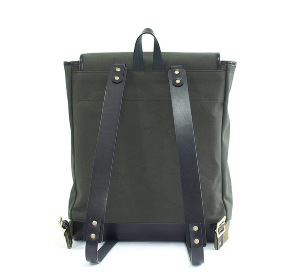 Southern Field Industries Forest and Black San Francisco Rucksack Southern Field Industries Forest and Black San Francisco Rucksack
