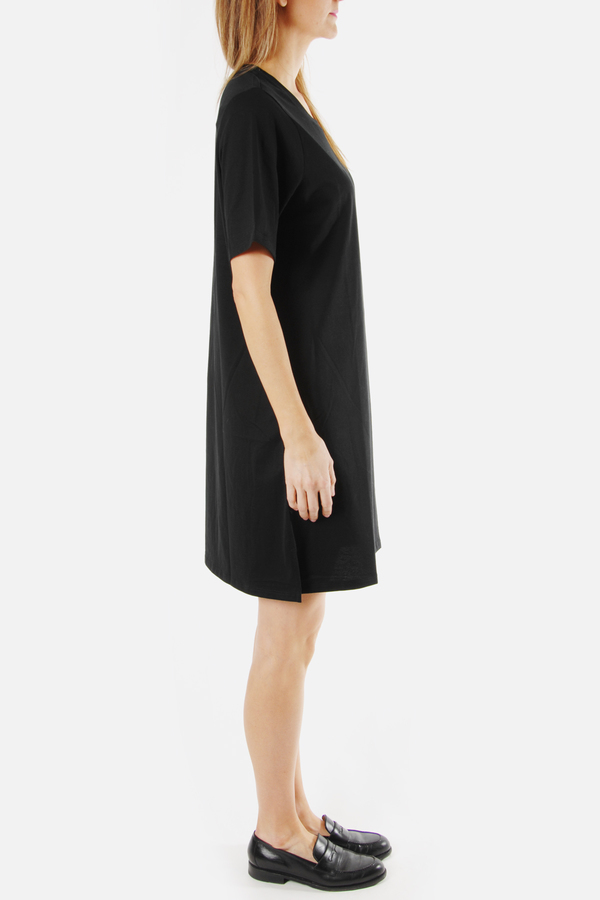 Handvaerk Black T Shirt Dress Handvaerk Black T Shirt Dress