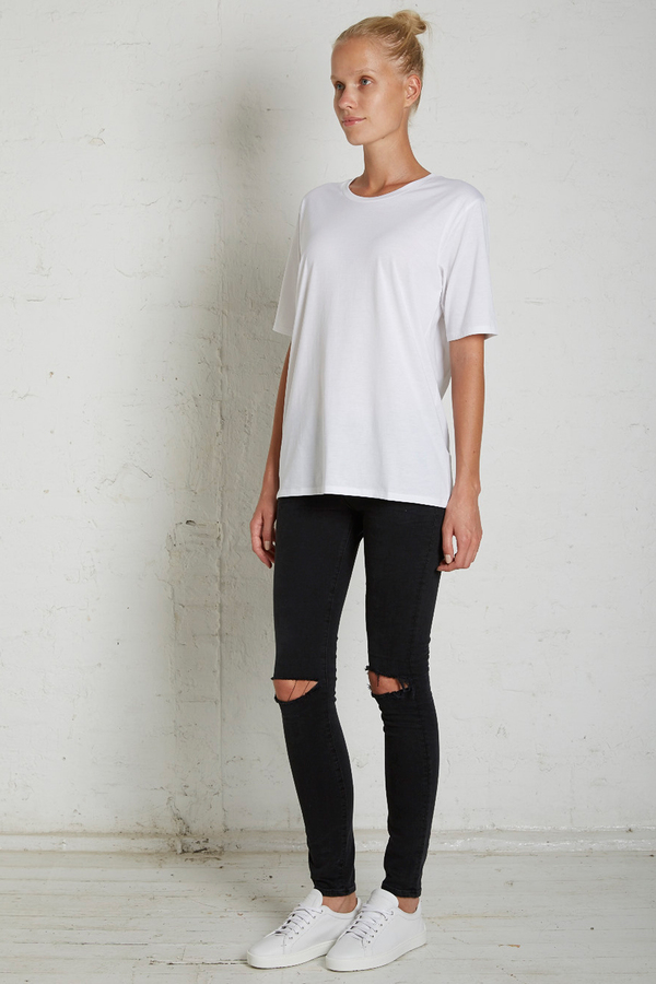 Handvaerk White Boyfriend T Shirt Handvaerk White Boyfriend T Shirt