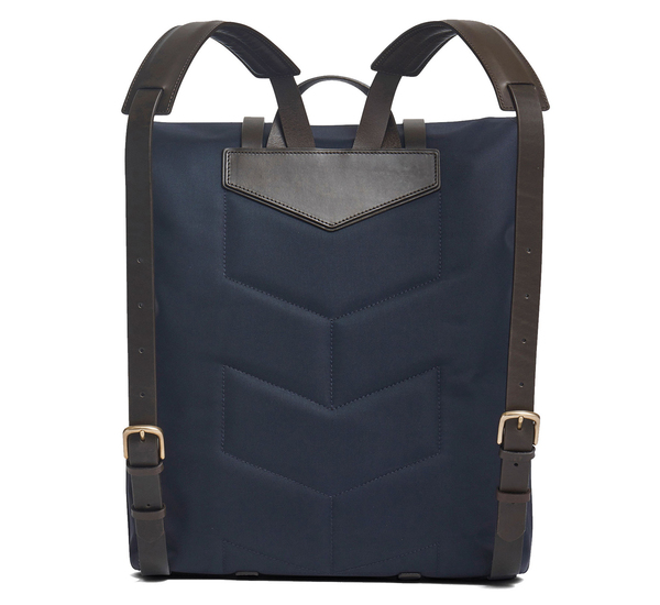 Navy and Dark Brown MS Backpack by Mismo Navy and Dark Brown MS Backpack by Mismo